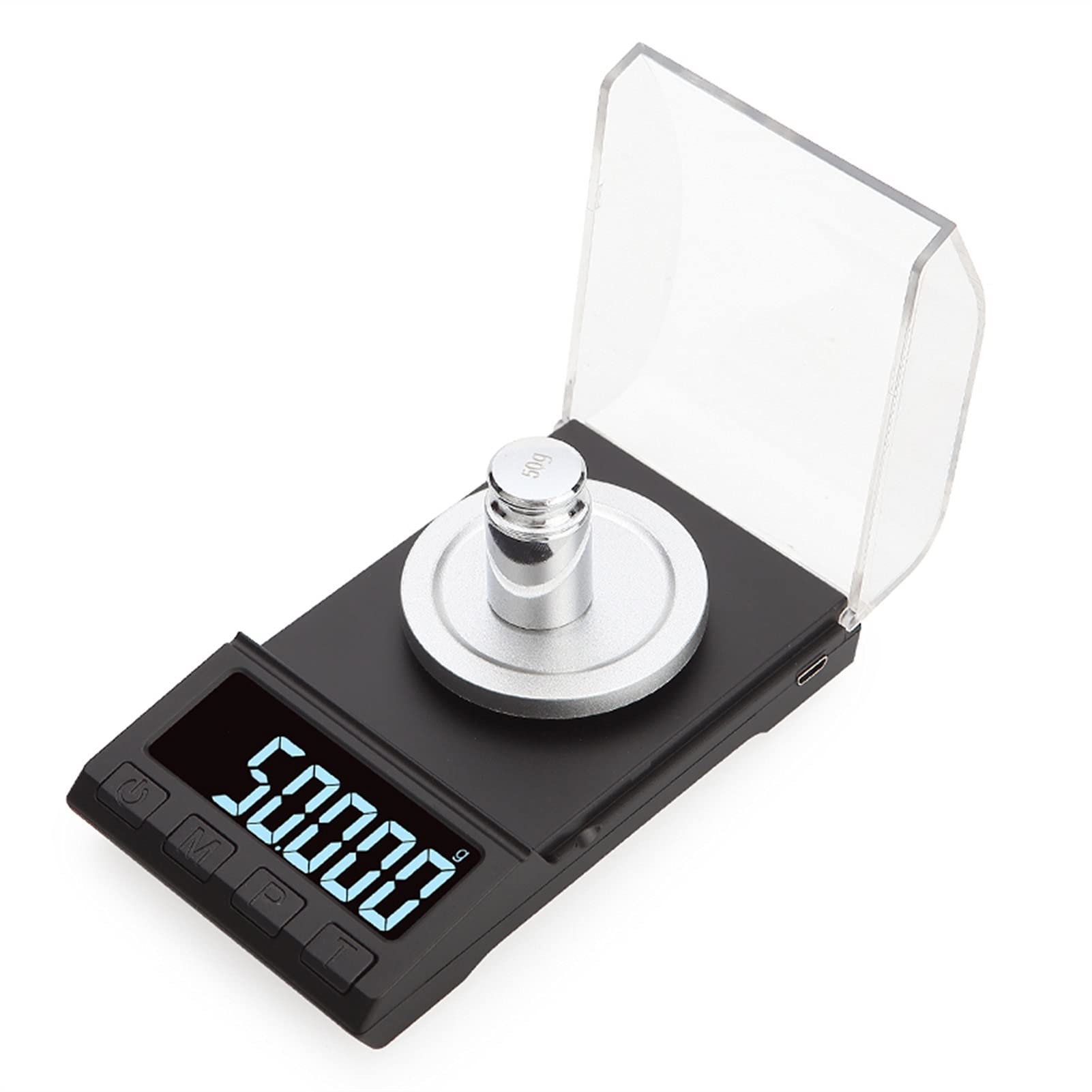 Xxxxw 50G-0.001G Multifunction Food Scales 0.001G Precision Electronic Scales 100G/50G/20G Digital Weighing Gem Jewelry Diamond Scale Portable Lab Weight Milligram Scale Precise Scale For Cooking