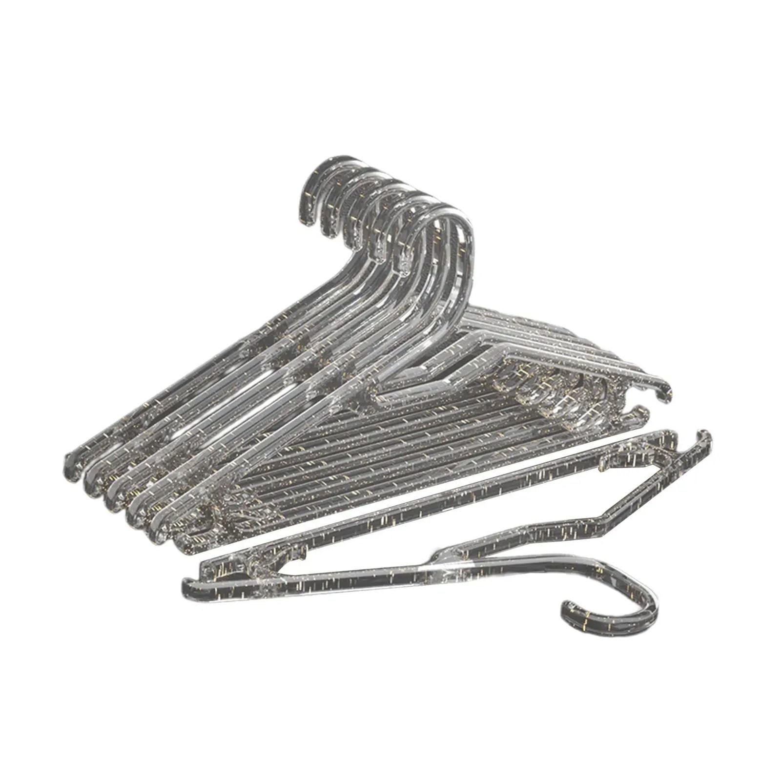 KFGISD, 6Pcs Clothing Hangers Nonslip Save Space Lightweight Clothes Hangers for Closet Bedroom Wardrobe Skirts Sweaters ，Hangers(Grey)