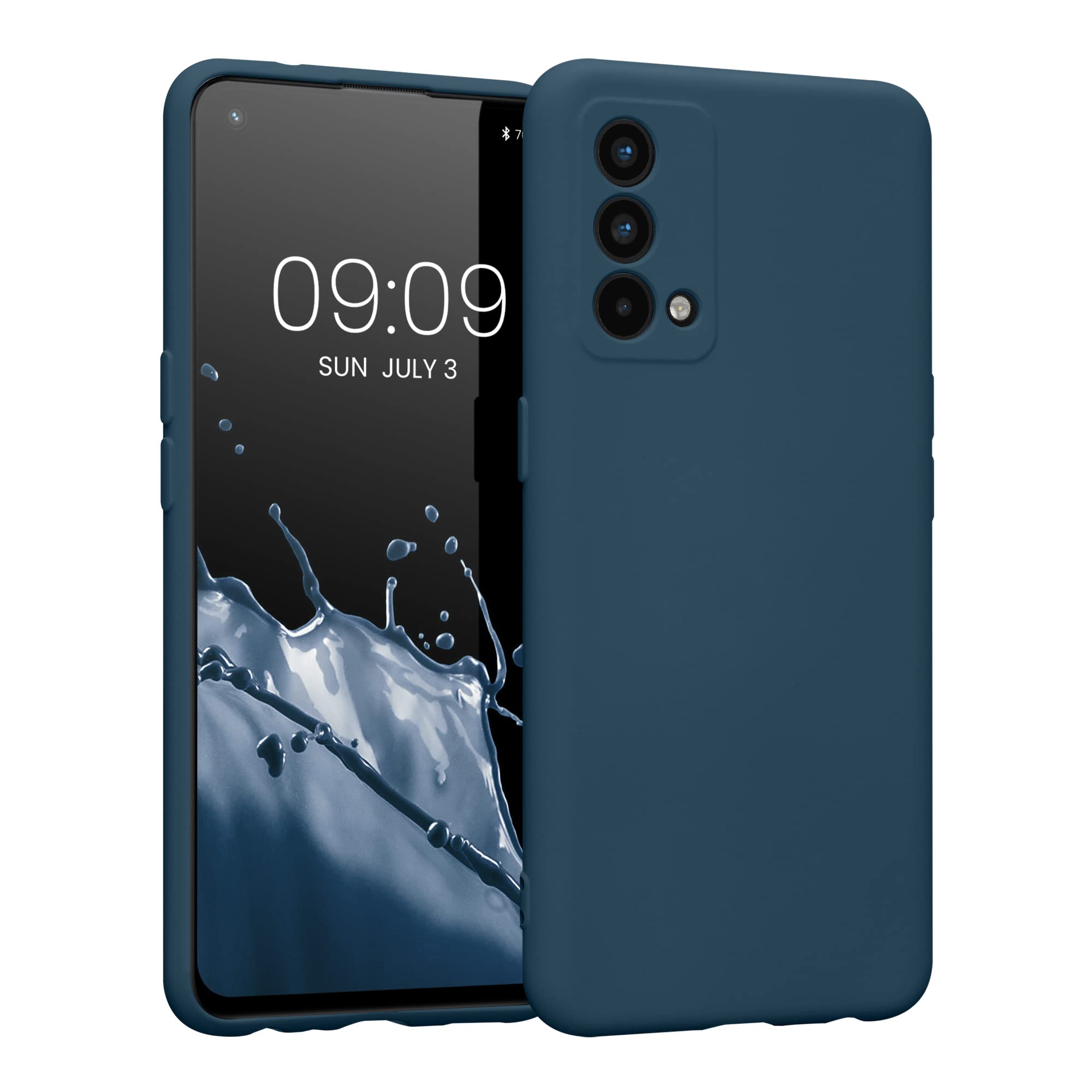 kwmobileCase Compatible with Realme GT Master Edition Case - Protective Slim TPU Cover with Soft Matte Finish - Teal Matte