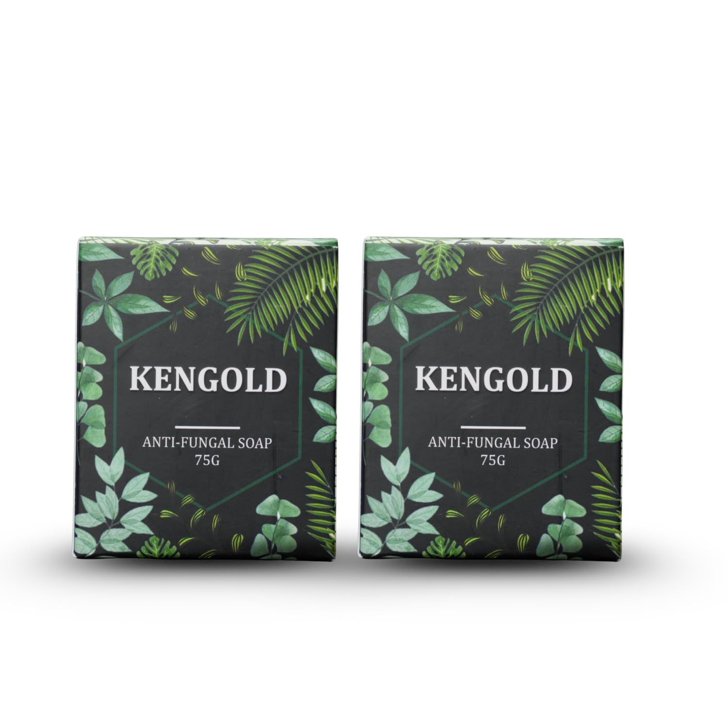 Kengold Soap | Anti Fungal & Anti Bacterial Soap For Intensive Fungal Infections Of The Skin | Anti Itching - Good For All Types Of Skin | (Green) 75 Gm (Pack of 2)