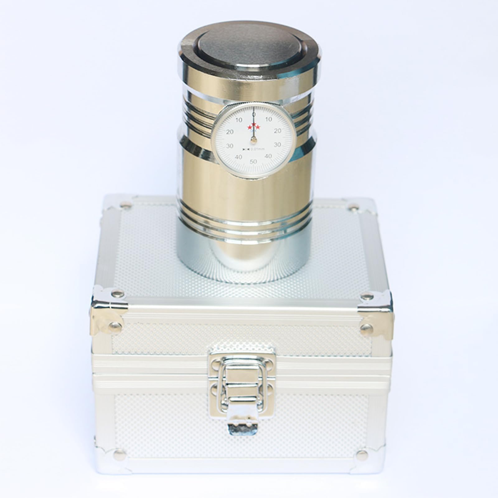 Narzędzie do ustawiania wysokości osi Z, mechaniczny zestaw wstępny, średnica 62 mm, wysokość 100 mm, dokładność 0,01 mm, zawiera pudełko do przechowywania, do narzędzi o średnicy do 4,3 cm