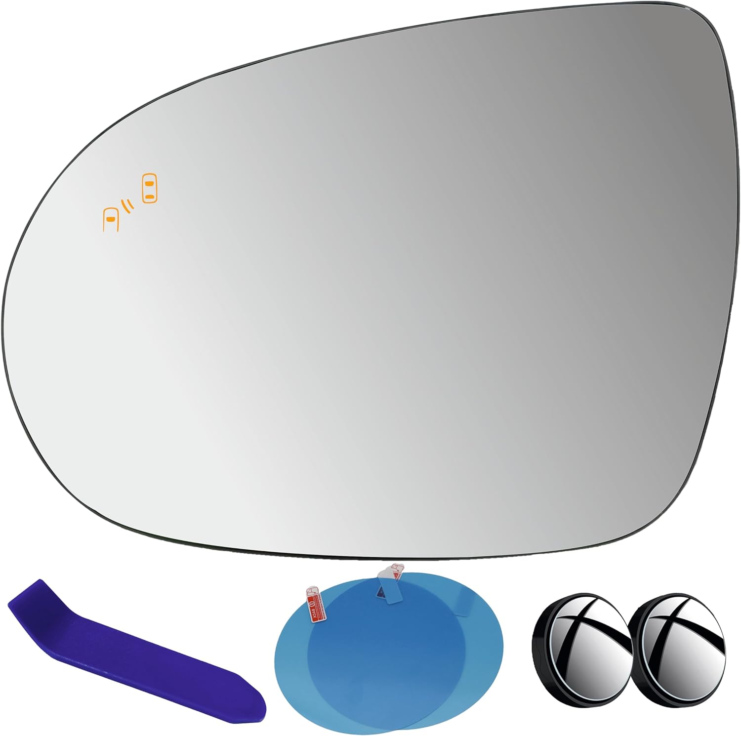 EAP Driver Side Mirror Glass Compatible with Kia Sorento 2016-2020, Heated with Blind Spot 87611C6030 87611C5050