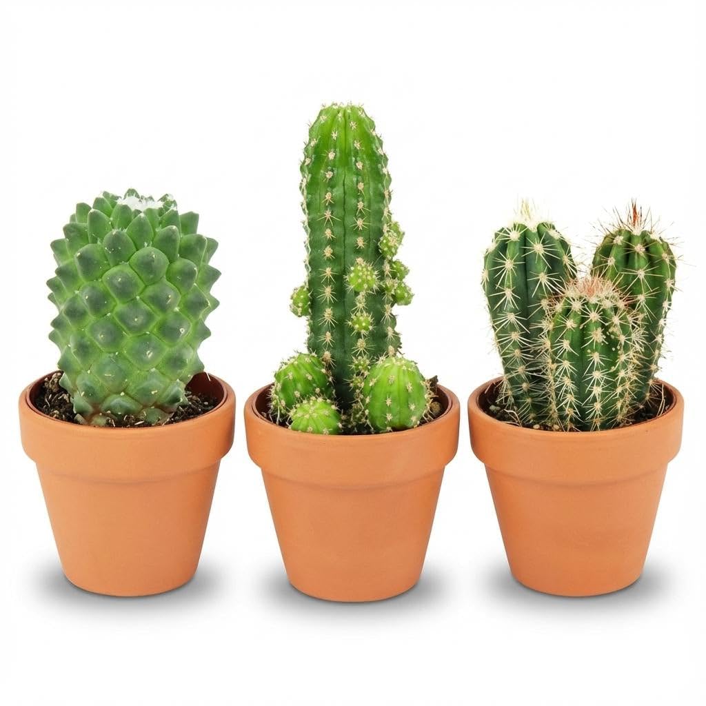 Mini Kakteen Mix Zimmerpflanze 12 Pflanzen Ø8,1 cm 5-10 cm