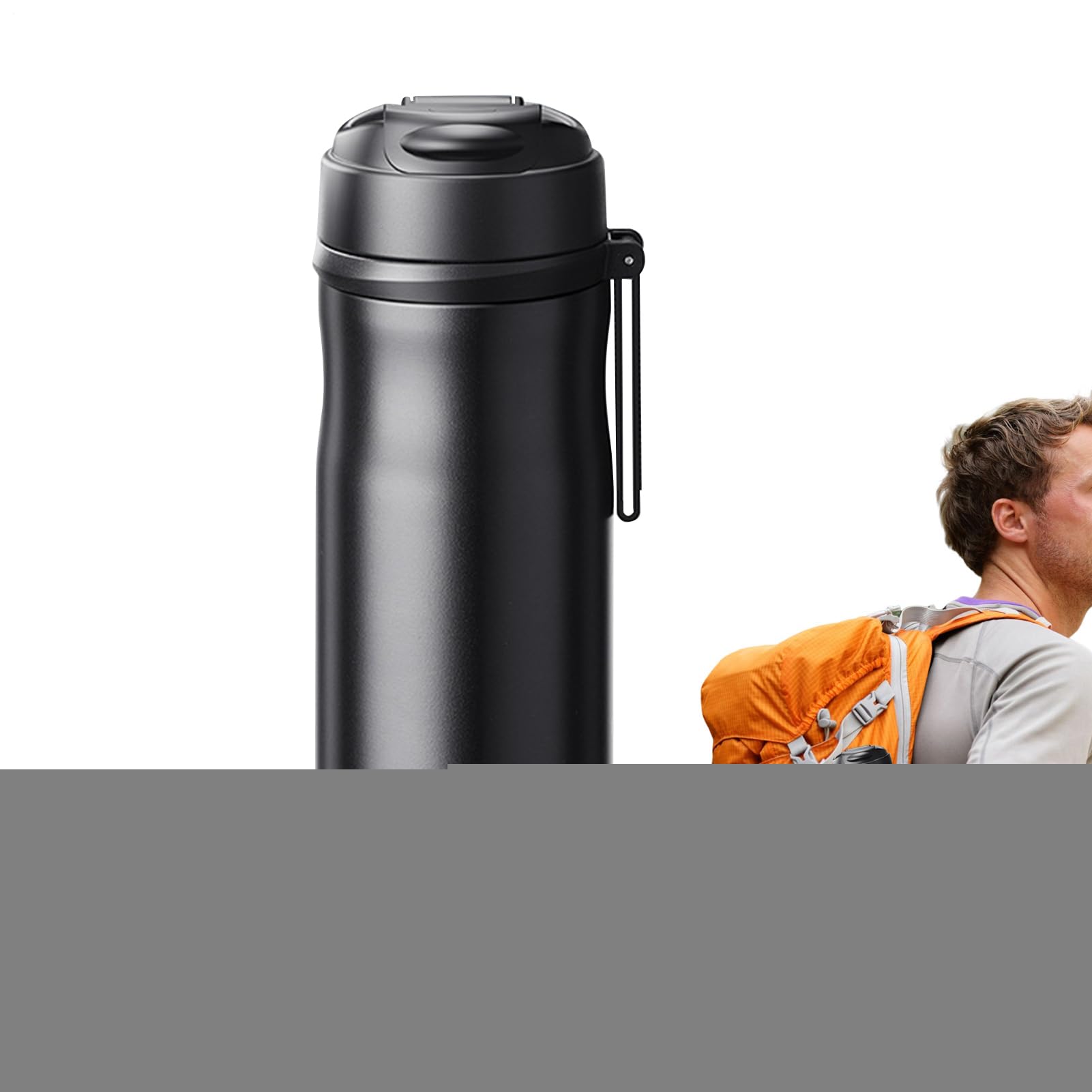 Tea Infuser Bottle, 600 ml té taza insulated Bottles, Stainless Steel Tea | Cups, Cold Brew Coffee Mug, Water Bottle with Infuser, Outdoor Sports Tea Bottle, Gym Tea Infuser Taza