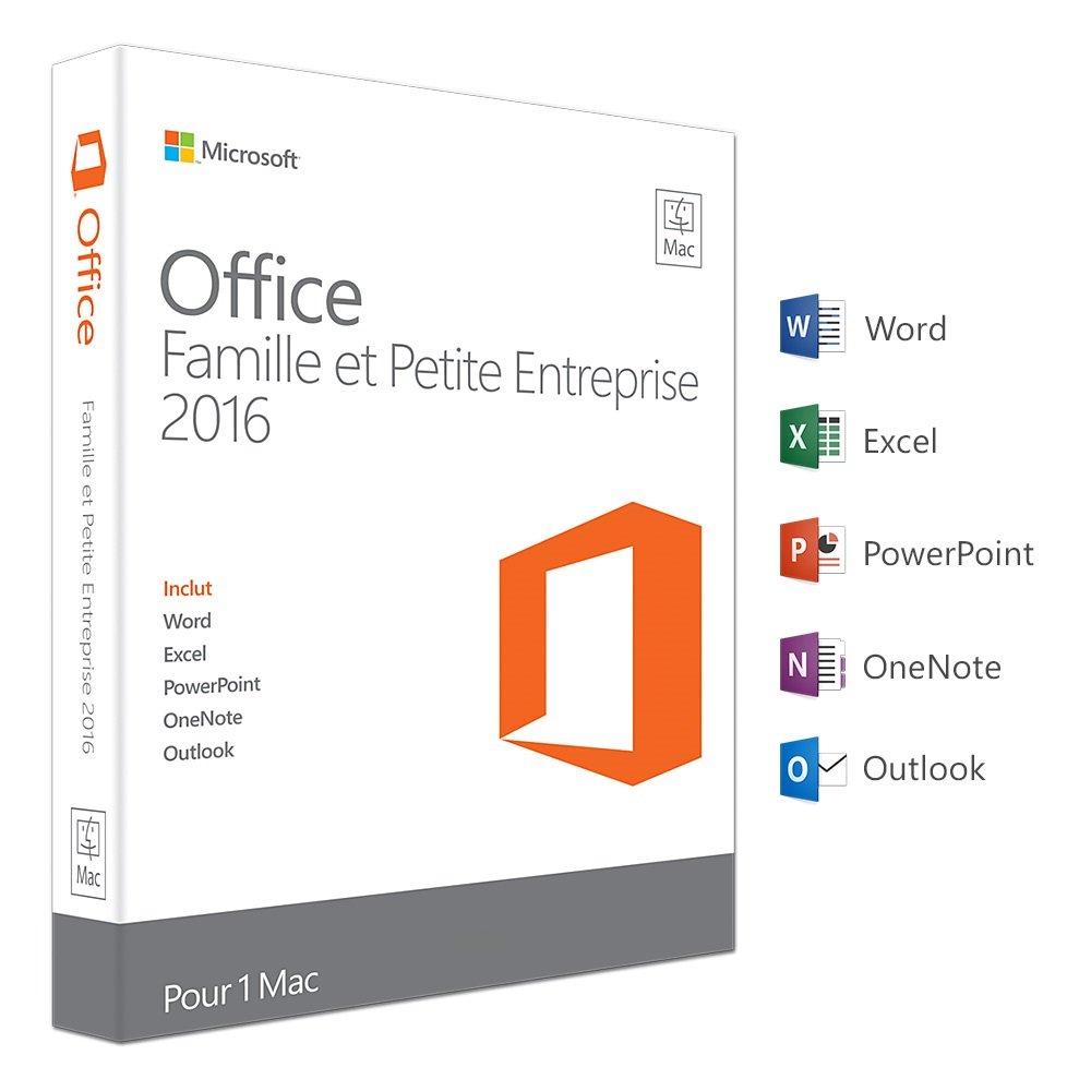 Office Famille et Petite Entreprise 2016 - pour Mac