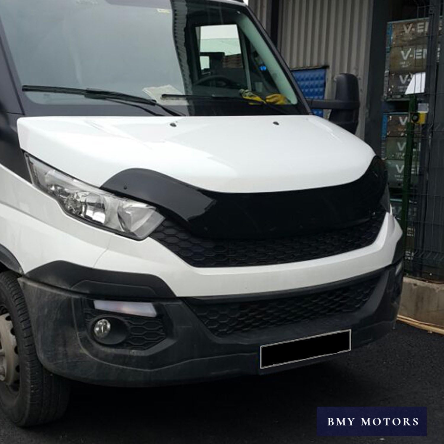 BMY Hood Deflector/Front Bug Shield Compatible for Iveco Daily 2014-2019 Hood Guard Bonnet Protector | Particles & Bug | Car Accessories