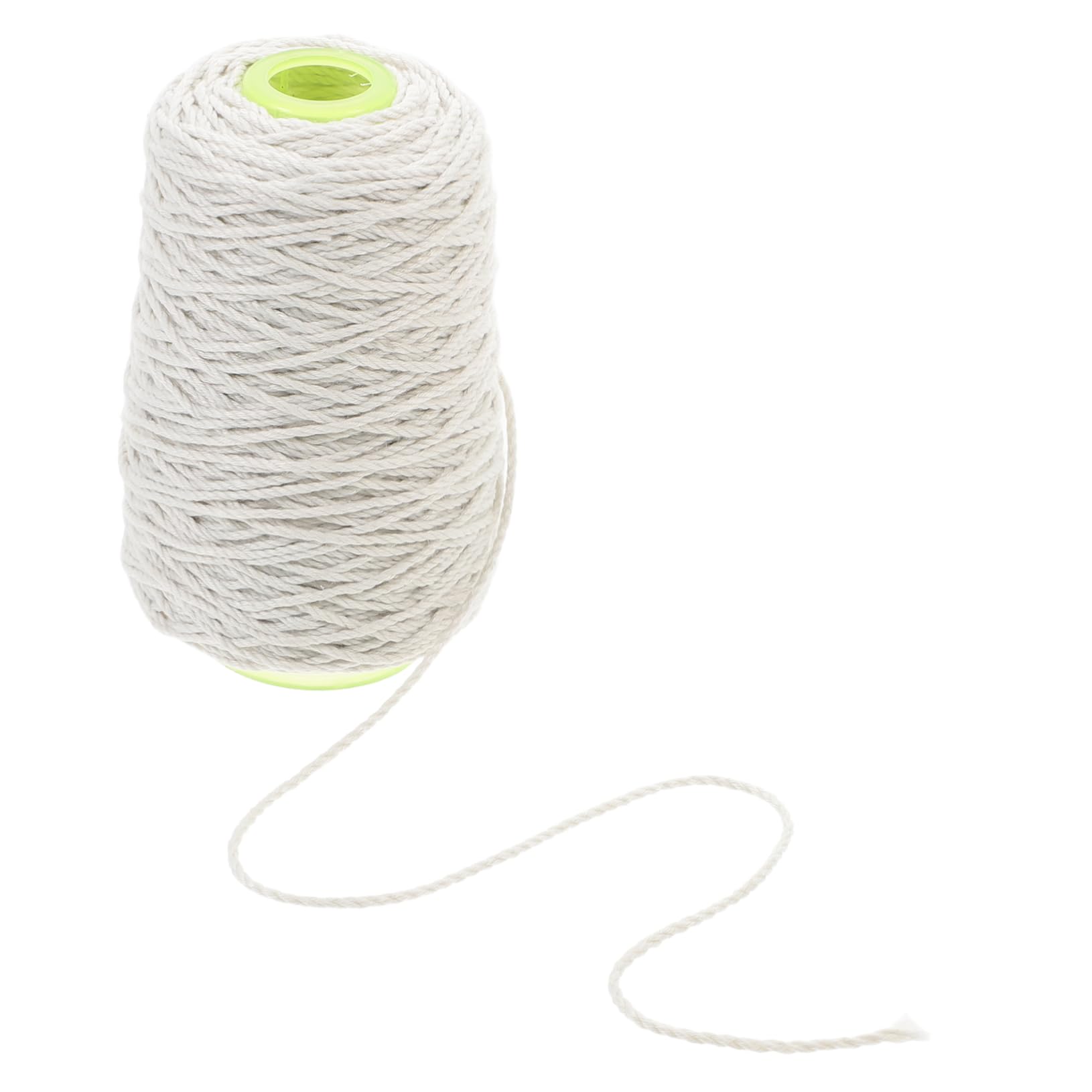Milisten 1 Roll Thick Cotton Twine for Gardening Crafting Wrapping Heavy Duty Braided Rope for Bouquets Scrapbooks and DIY Projects