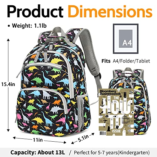 Dipug Dinosaur Kids Toddler Backpack For Boys And Girls, School Backpacks With Chest Strap And Whistle (15" Tall) #TOP2