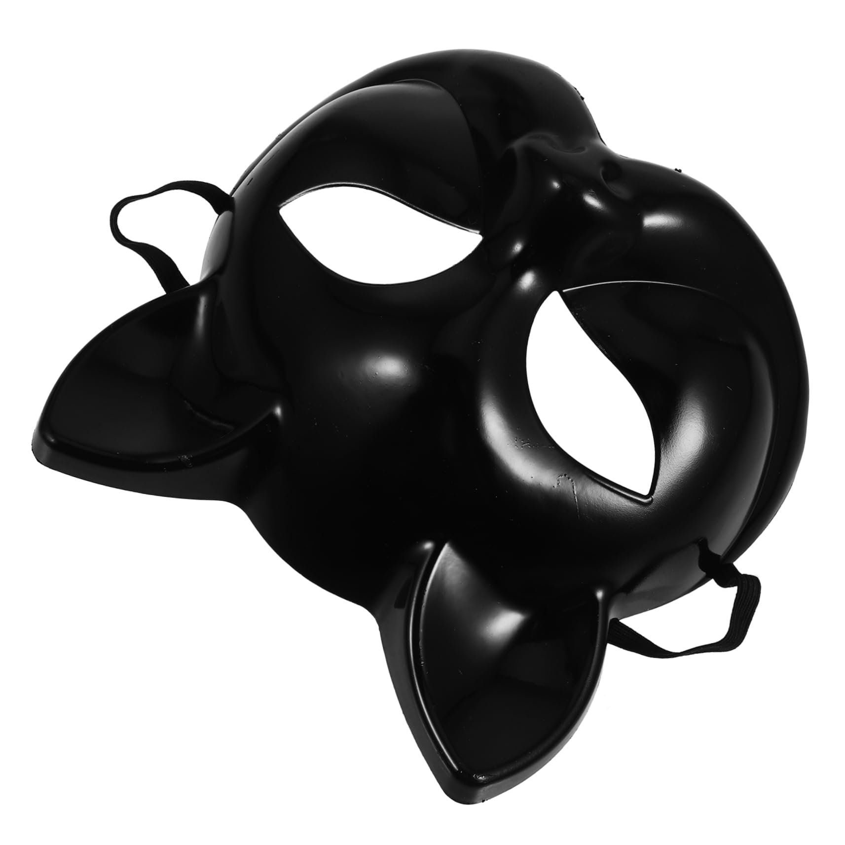 ERINGOGO Unique Blank Cat Masks for DIY Painting Lightweight Masquerade Masks for Halloween Costume Parties and Creative Cosplay Half Animal Facemasks