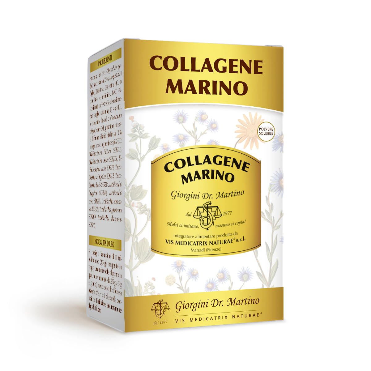 Collagène marin en poudre soluble - 200 g (3700 mg de collagène dans 1 cuillère doseuse, avec protéase et peptidase) pour une absorption maximale - 53 doses