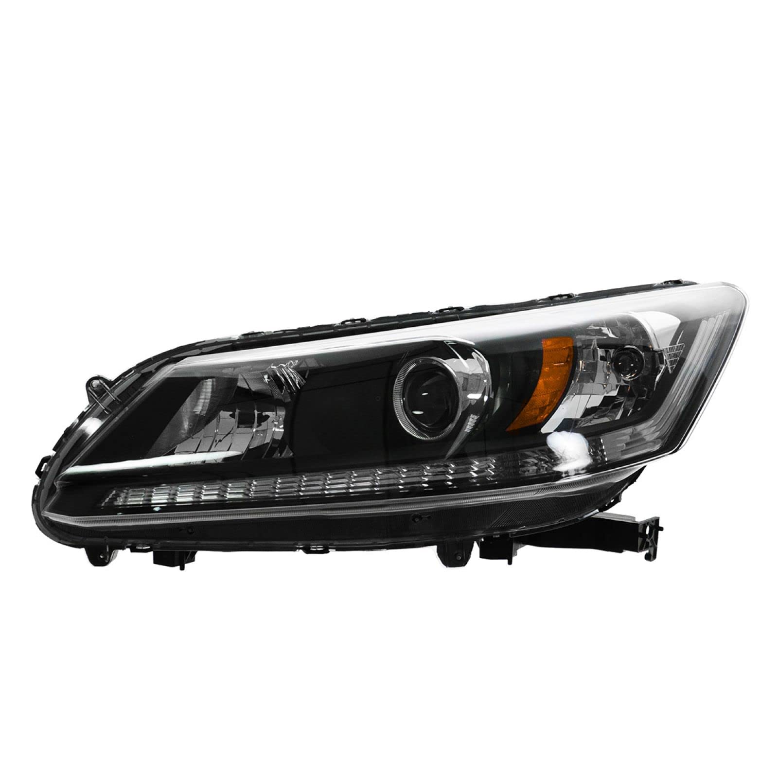 TRQ Driver Side Headlight Assembly Halogen Compatible with 2013-2015 Honda Accord HO2502151