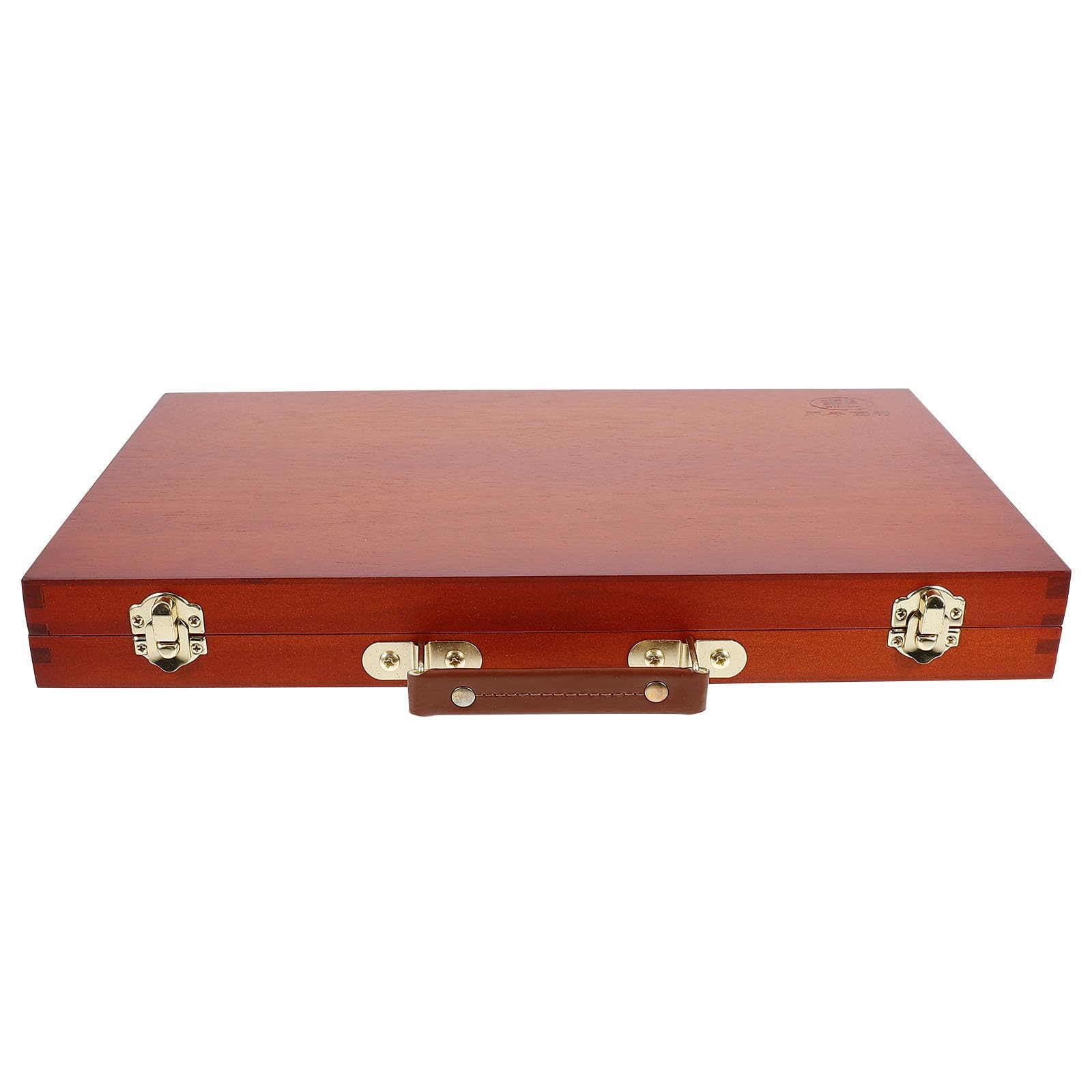 Operitacx Boîte de Rangement en Bois Portable pour Matériel de Dessin Poignée Solide, Caisse à Peinture Robuste et Multifonctionnelle pour Artistes
