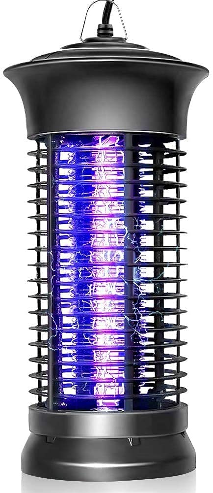 Bug Zapper, Electric Mosquito Killer with UV Light, Portable Standing or Hanging Home Bug Killer, No Toxic Chemicals Mosquito Lamp for Indoor and Outdoor