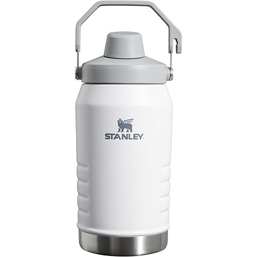 Stanley Iceflow Fast Flow Jug | Recycled Stainless Steel Water Tumbler | Keeps Drink Cold and Iced for Hours | Easy Carry Handle