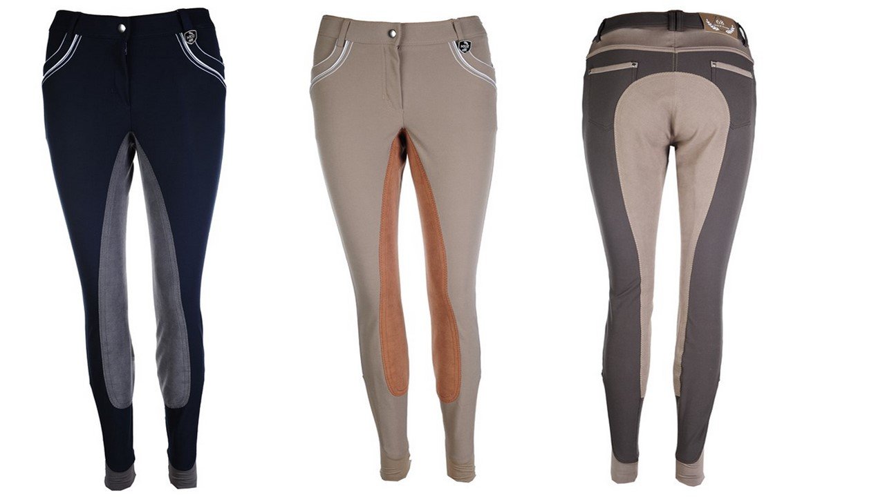 HKM Unisex Hose REIT-London- 3/4 Alos Besatz
