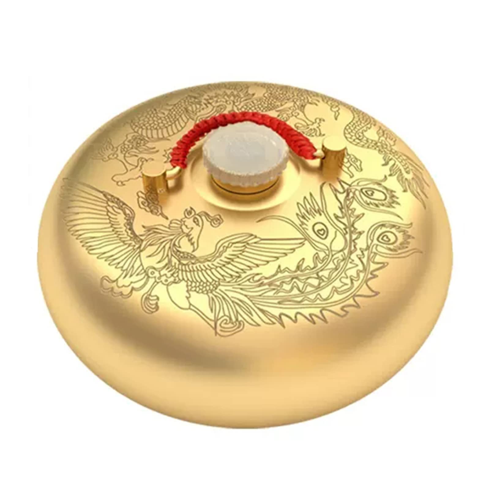 Mosiężny Worek Na Gorącą Wodę Z Pokrywą Retro Hot Water Bottle Do Łagodzenia Bólu, Szyi I Ramion Stopy Warmer, Prezent Dla Rodziny Nadaje Się Na Zimę (Color : B, Size : 22CM)