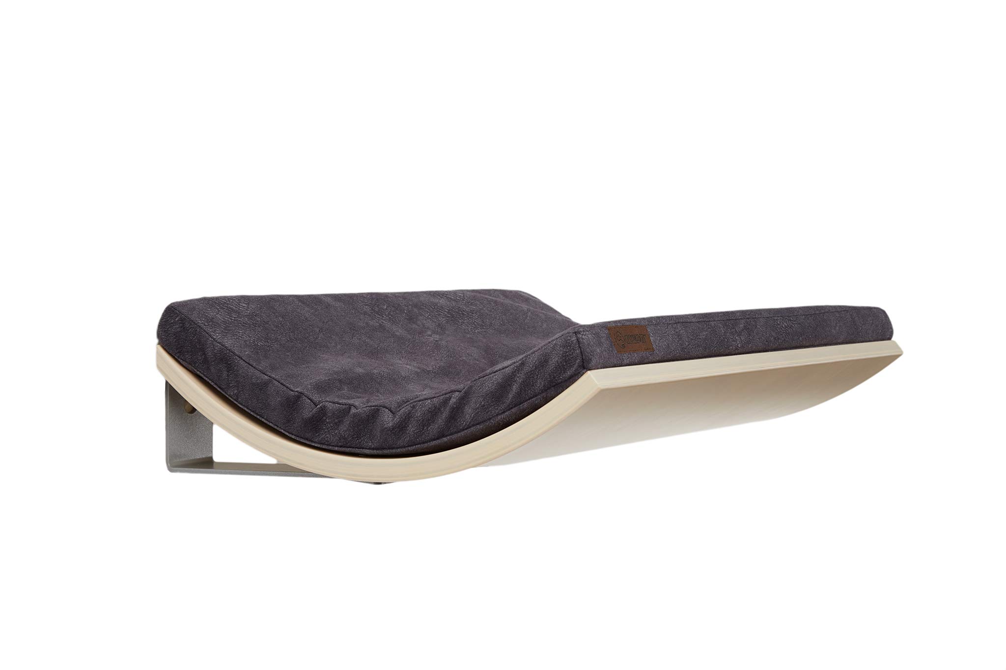 Leżak dla kota CHILL | koty | ściana | leżak do leżenia dla kota | okno do leżenia dla kota | akcesoria dla zwierząt domowych | 50 cm x 41 cm | Made in Europe (klon)