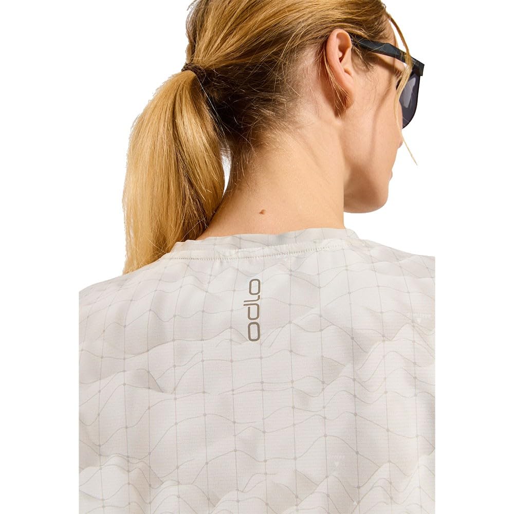 Odlo Maglietta A Maniche Corte Zeroweight Chill-Tec Print XL