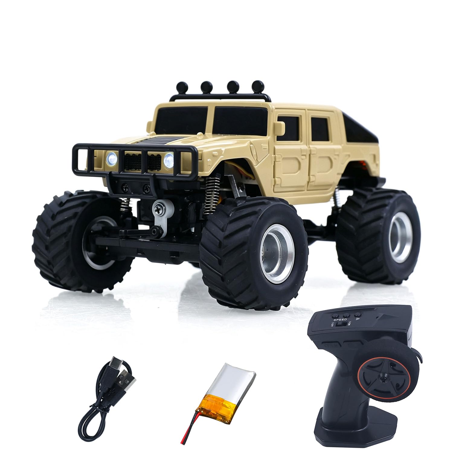 TOUCAN RC HOBBY 3604 1/36 4WD in plastica controllata a distanza su terreno