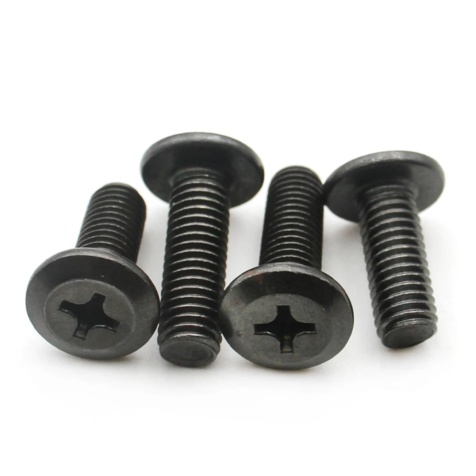 ZHGUIMING Tornillos de cabeza plana empotrados en cruz acero al carbono negro M4 M5 M6 M8, pernos avellanados for muebles, sujetadores gabinete grande(M6x55mm -20pcs)
