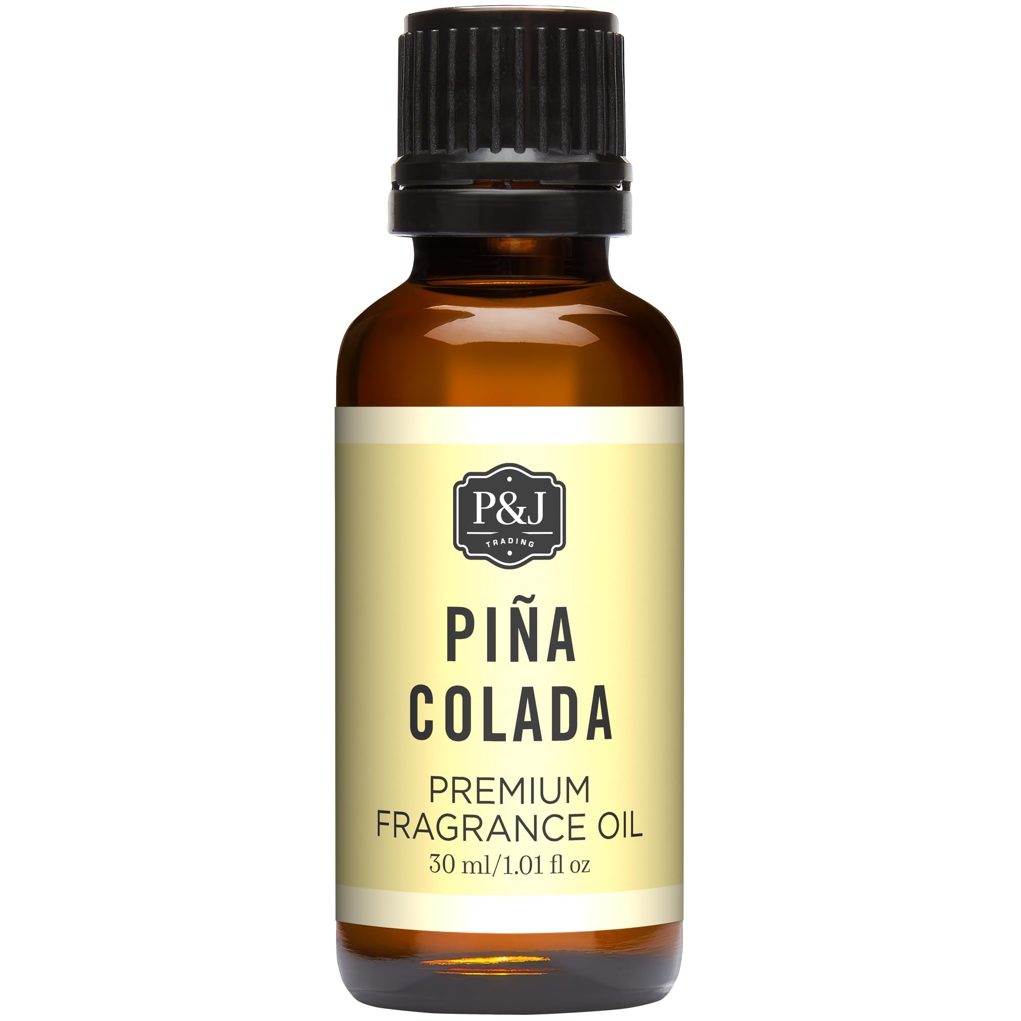 P&amp;J Trading - Pina Colada Scented Oil 30ml - Fragrance Oil for Candle Making, Soap Making, Diffuser Oil