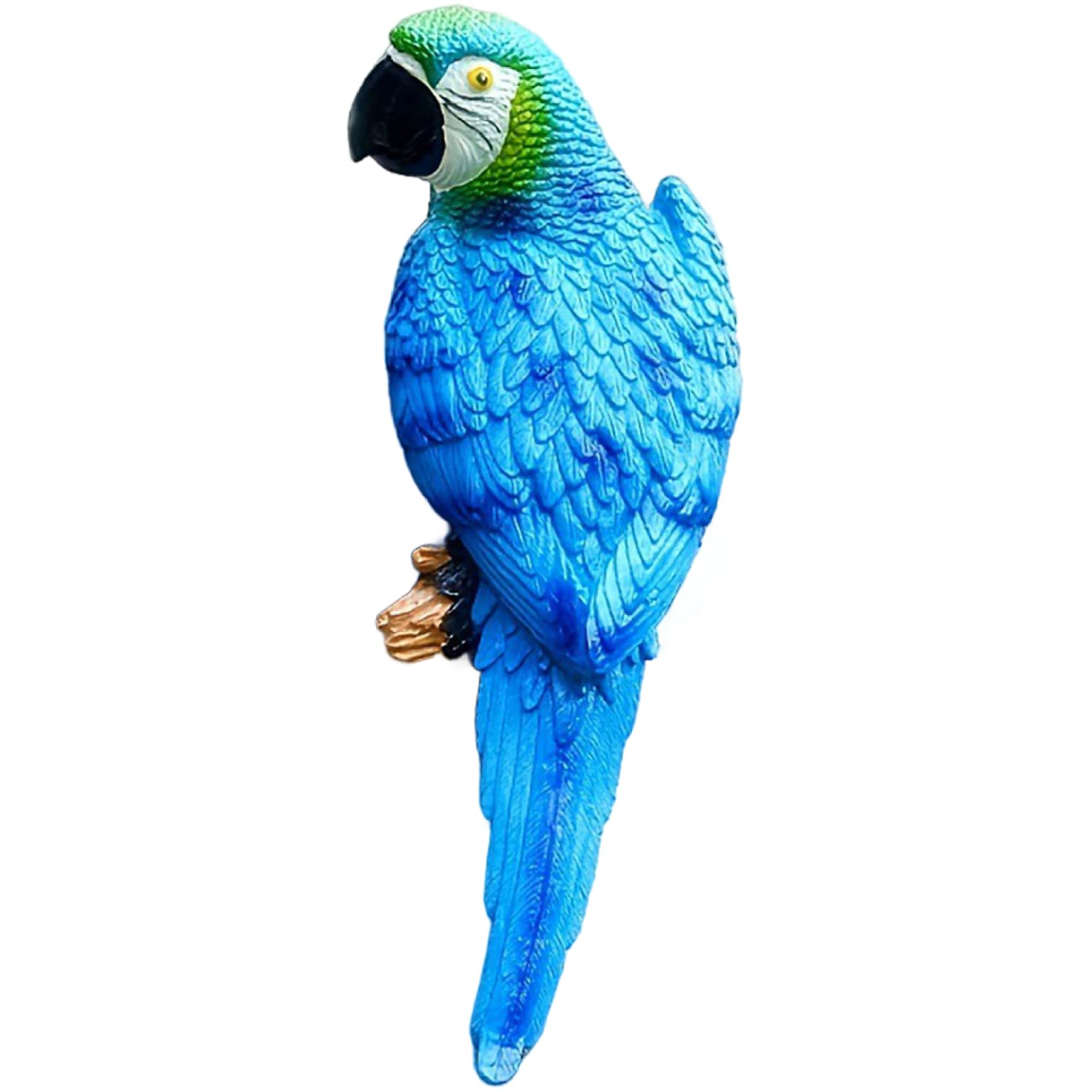 Décoration d'oiseaux tropicaux muraux perroquet réaliste pour jardin et maison
