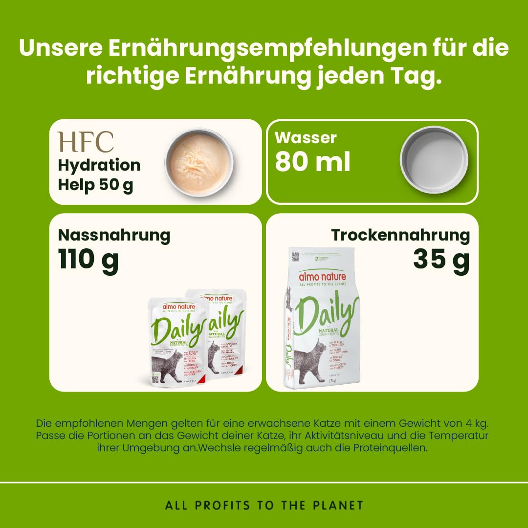 Almo Nature Daily – Trockenfutter für Katzen – Huhn & Truthahn – Sacco da 12 kg