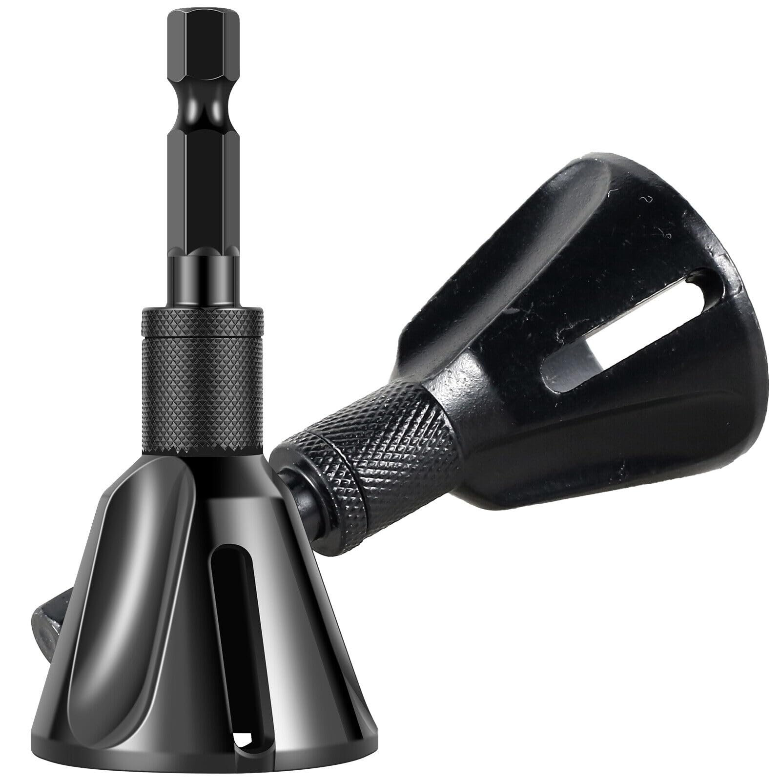 2pcs Tungsten Steel Deburring External Chamfer Tool, Deburring External Drill Burr Removal Bit Repairs