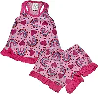 Pijama Baby Doll Infatil Menina Verão 1 a 16 Anos