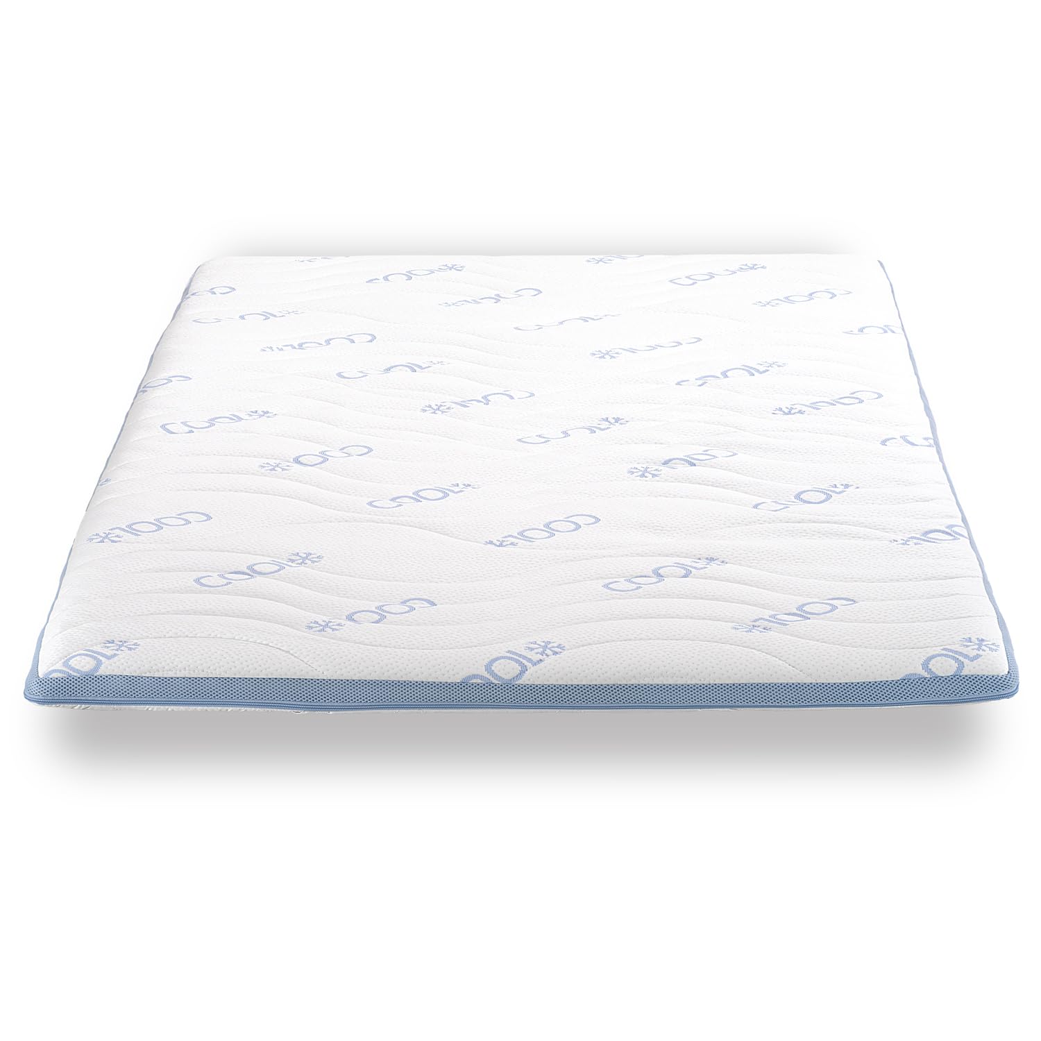 CloudComfort - Protector de colchón (7 zonas, 7 cm de altura, espuma fría, lavable, 120 x 200 cm)