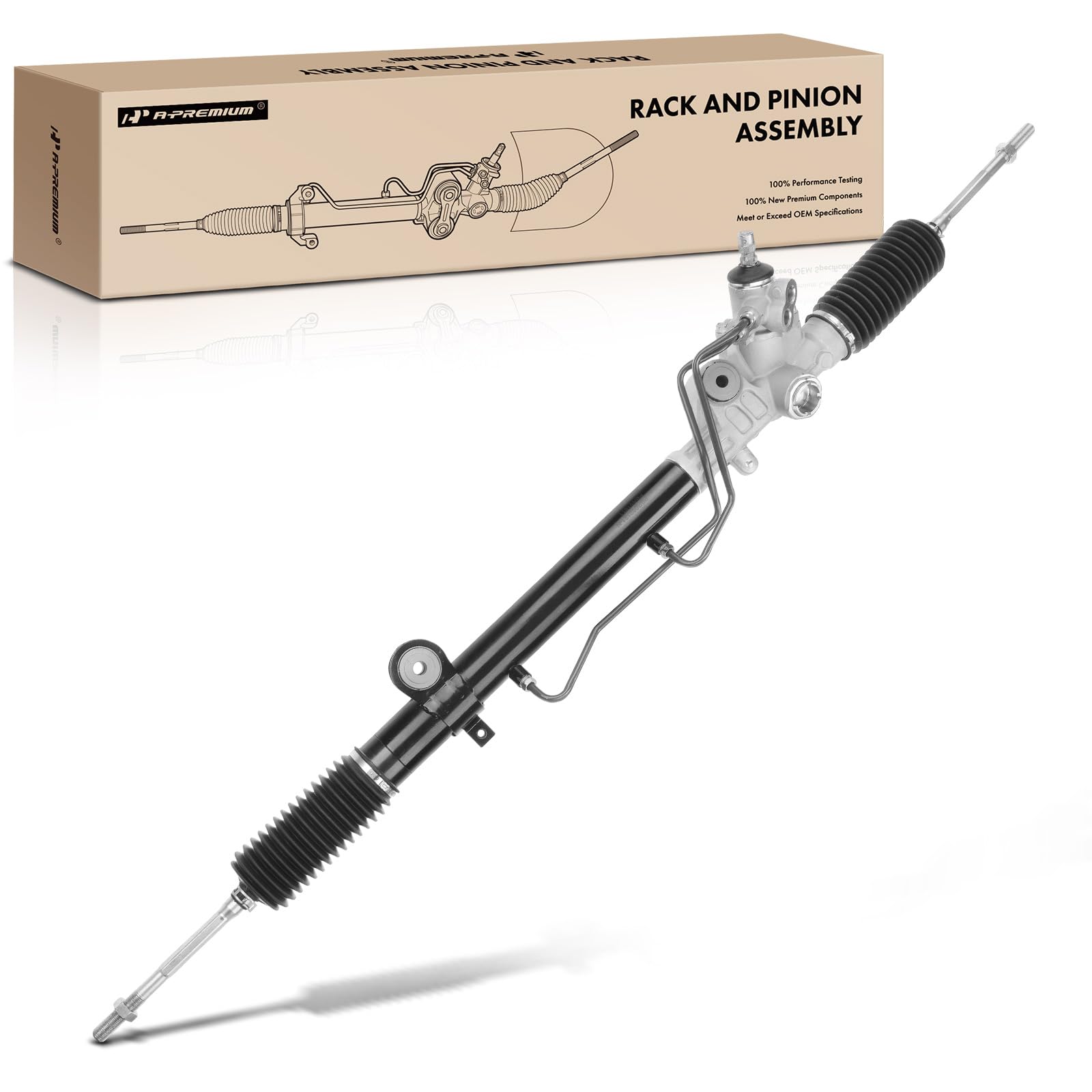 A-Premium - Hydraulic Power Steering Rack and Pinion Compatible with Toyota Tacoma 2005-2014, 2.7L 4.0L, Replace# 4425004020
