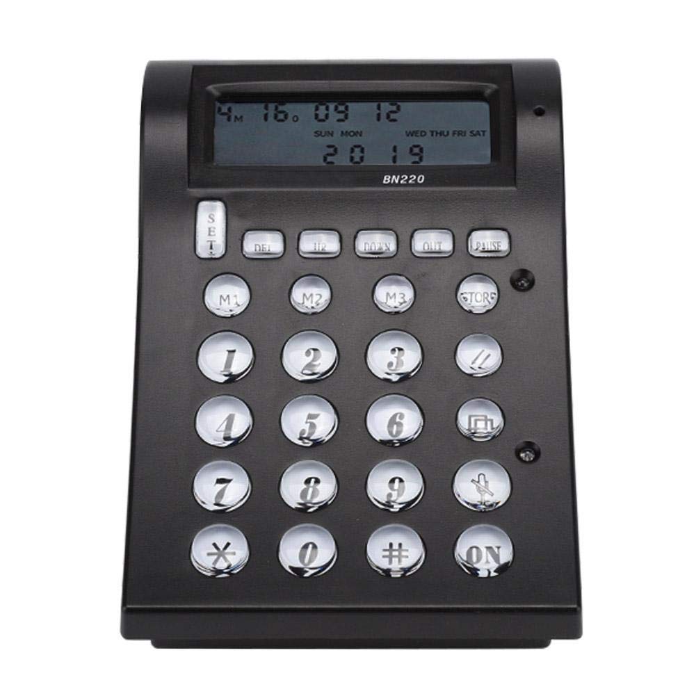 Diyeeni Customer Service Operator Call Box Telephone,BN220 Call Center Customer Service Telephone with Caller ID,99 Groups of 12/15 Digit Calls