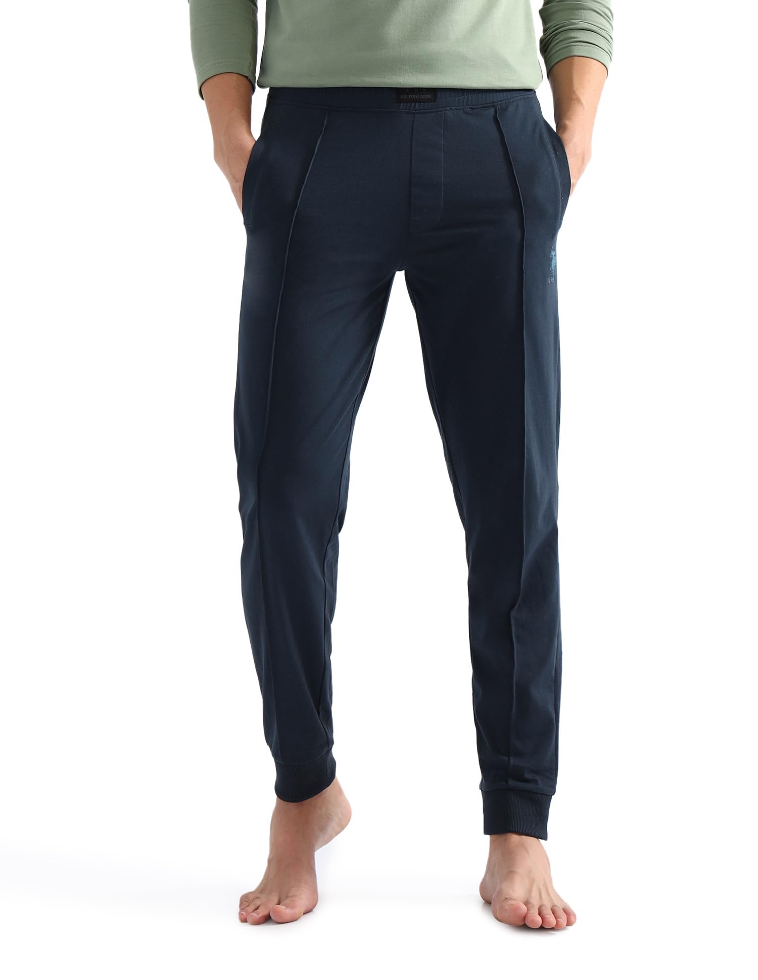 u.s. polo assn. Men's Relaxed Fit Mid Rise Joggers-picture-27