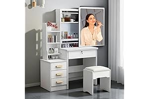 Vanity Desk: An Enchanting Sanctuary for Makeup Enthusiasts