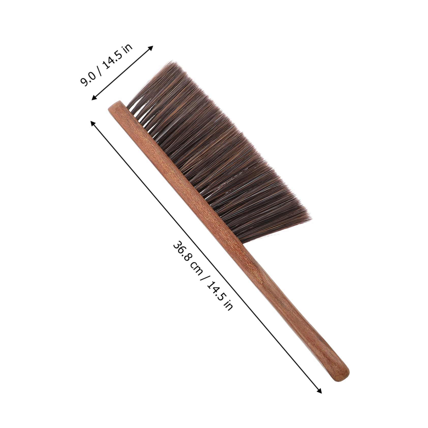 Brosse de Nettoyage Lit Canapé Brosse à Poussière Lit Brosse de Balayage avec Manche en Bois