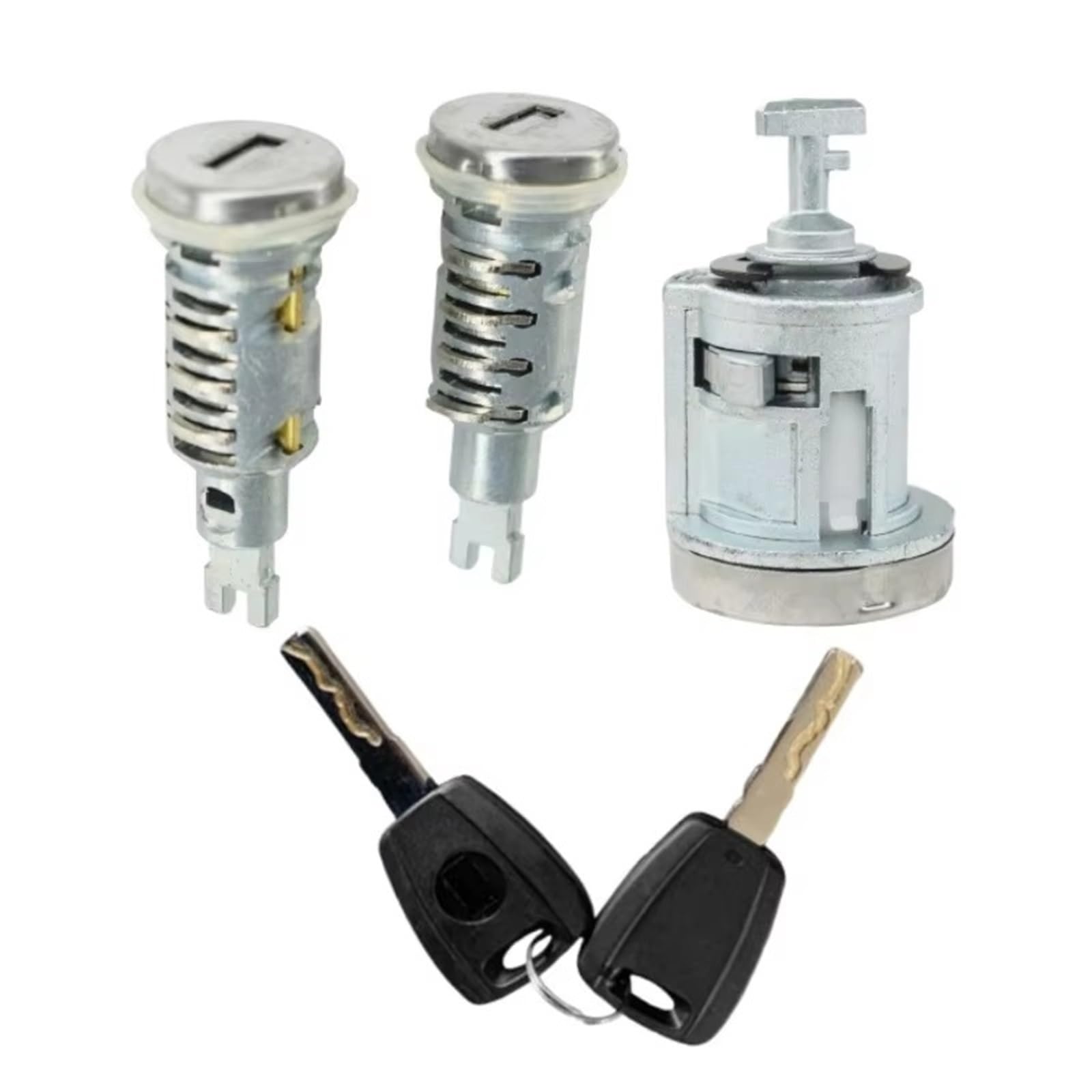 Car Ignition Lock Compatible with Fiat for Ducato 2006-2026 Ignition Steering Lock Cylinder Replacement with 2 Keys 1348421080 1361031080 1608501280
