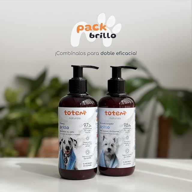 Foto 7 de 7 de Totem Naturals - Champú Natural Perros 250ml Limpieza Profunda, suavidad y Brillo