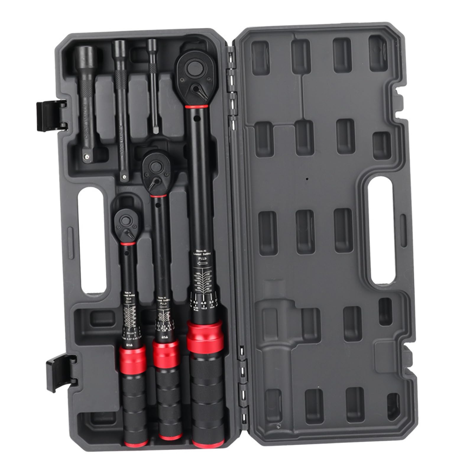 Ljmyy 3 Piece Industrial Grade 72 Tooth Torques Wrenches Set With 45 Steel Construction For Automotive Repair And Maintenance