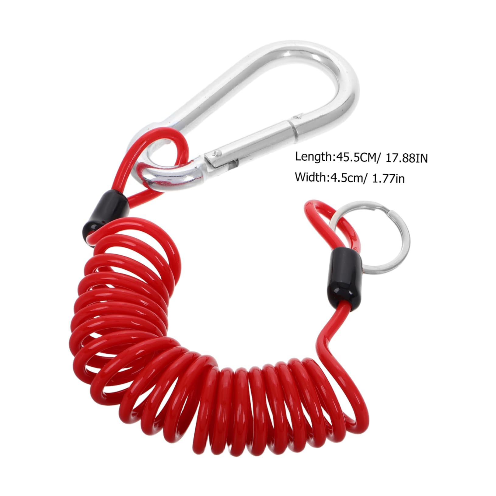 ABOOFAN 6ft Trailer Safety Cable Breakaway Kit Heavy Duty Carbon Steel Rv Towing Boat Trailer Easy to Connect