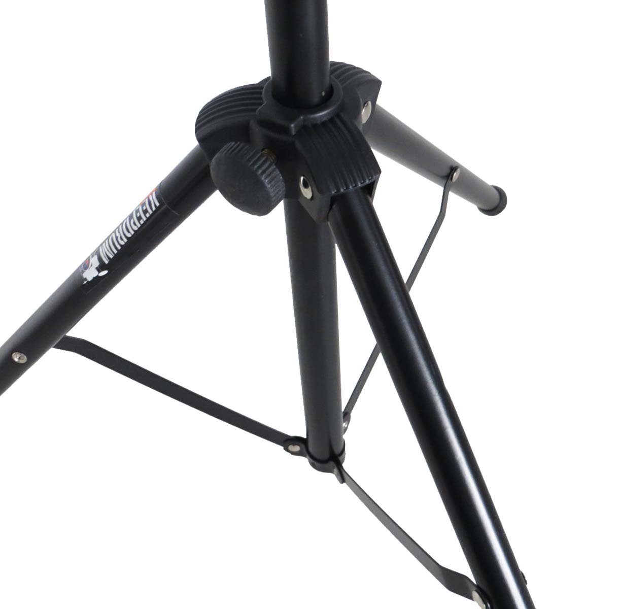 Keepdrum DP-RD Set Practice Pad Rosso con treppiede e custodia + bacchette per batteria 1 paio