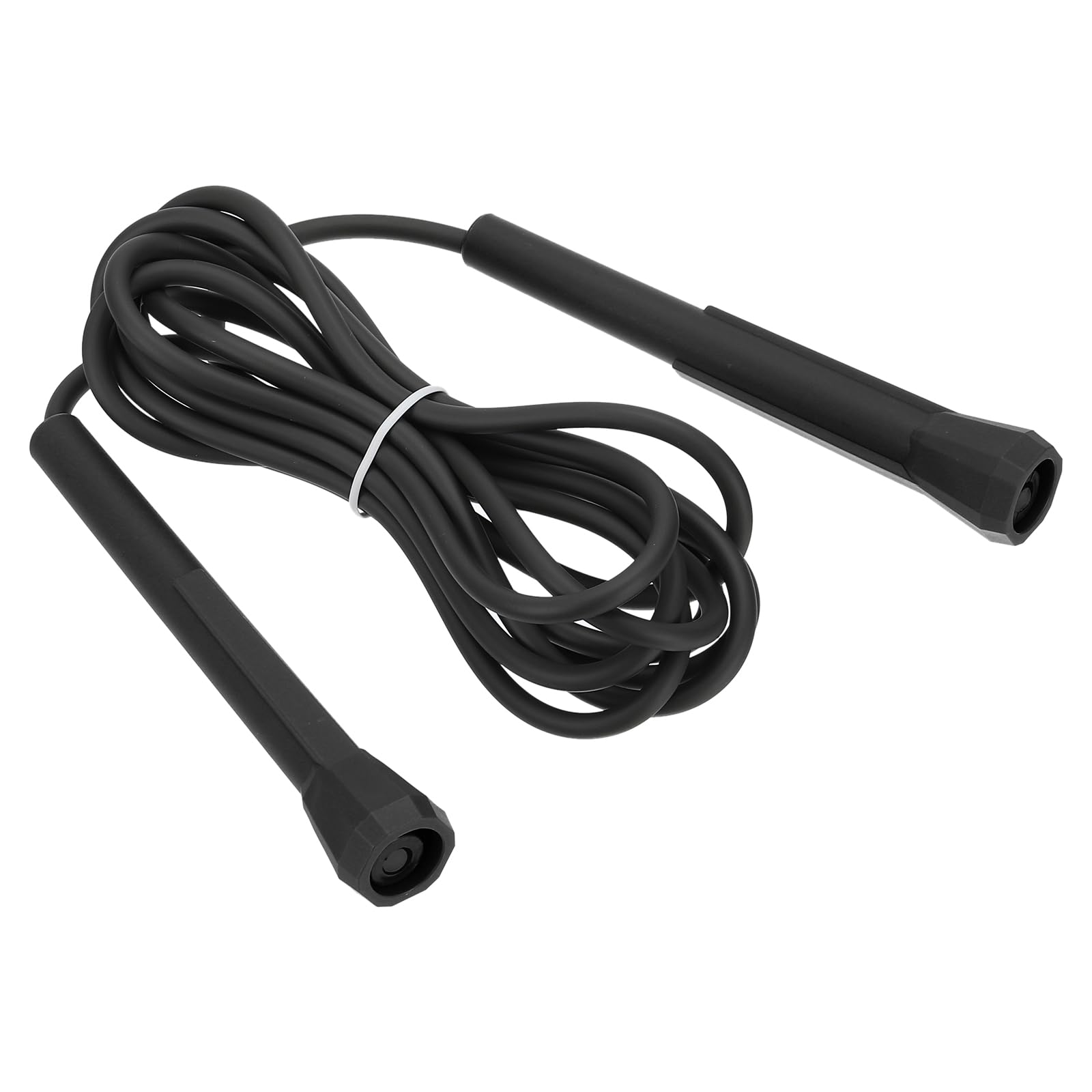 PATIKIL Jump Ropes for Fitness, Workout Jumping Rope Adjustable PVC Tangle-Free Skipping Rope for Teens Adult Beginners, Black