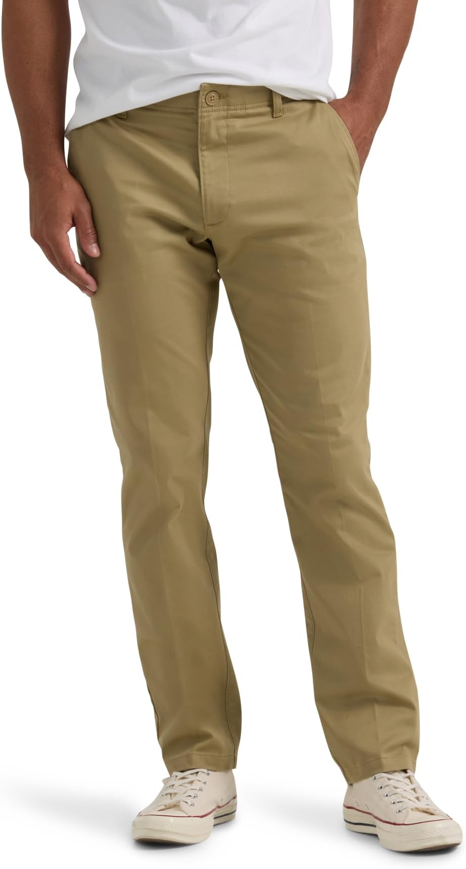 Men's Extreme Motion Flat Front Slim Straight Pant