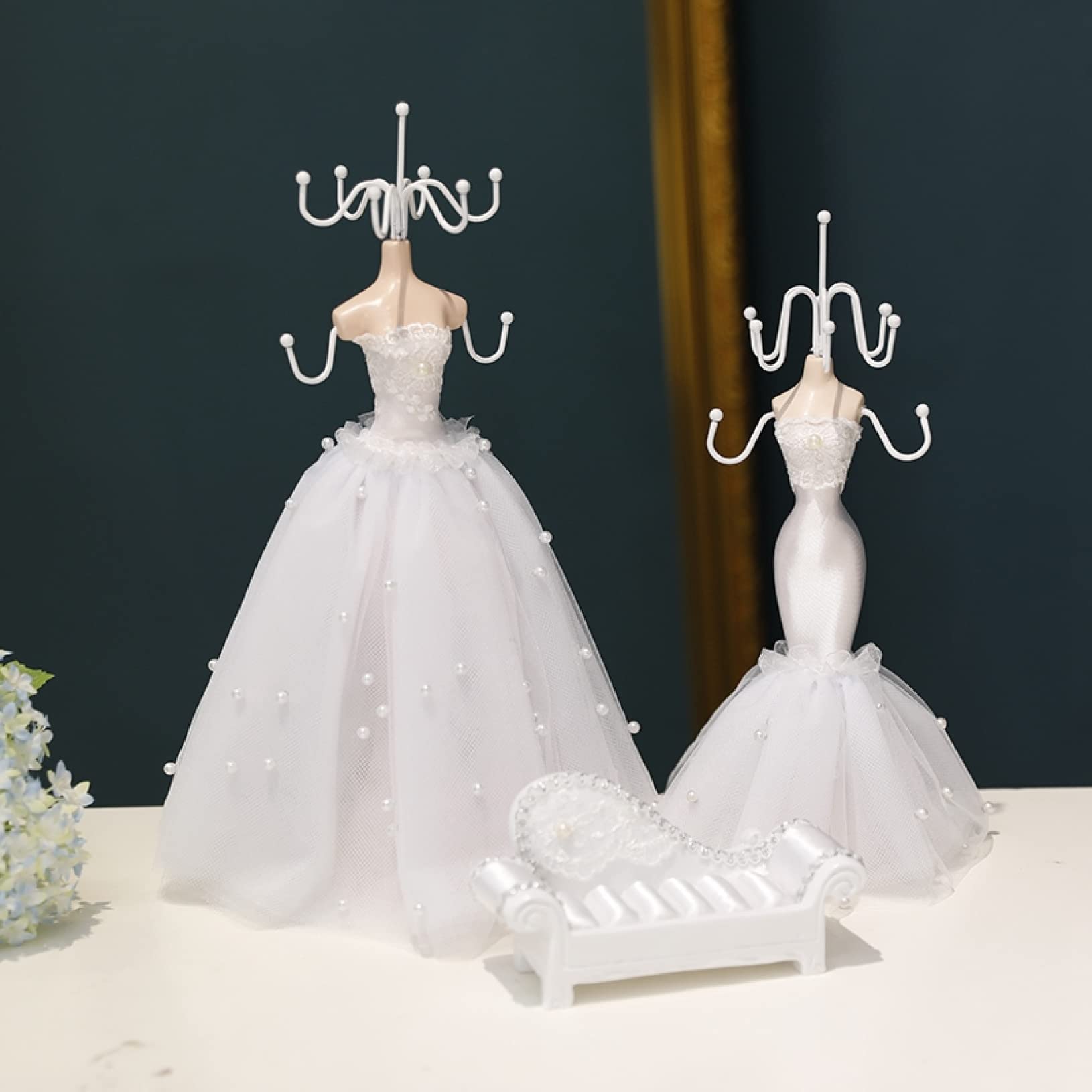 Amazon｜アクセサリースタンド アクセサリー収納 3pcs 姫風 ドレス