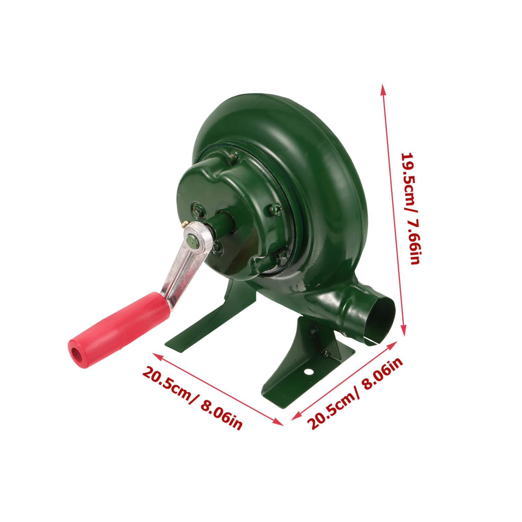 NOLITOY Soplador Manual Portátil para Barbacoa Ventilador de Fuego de Mano para Camping Diseño Ligero y Metálico Resistente al para Parrillas y al Aire