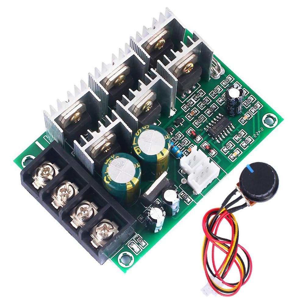 Jnchdghwa Random Color Dc10-50V Pwm Motor Governor Motor Pump Speed Controller 9V 12V 24V 36V 48V Adjustable