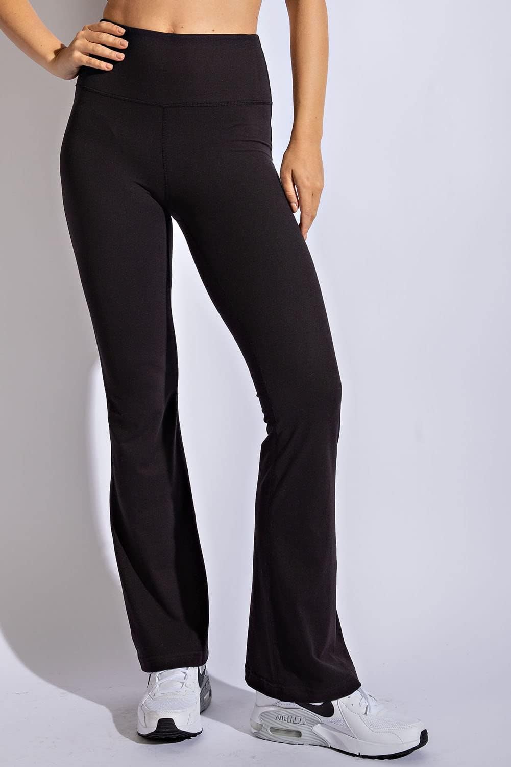 Hype Up Women's Buttery Soft High Waist Bootcut Yoga Pants with Inner Pocket (S-3X)