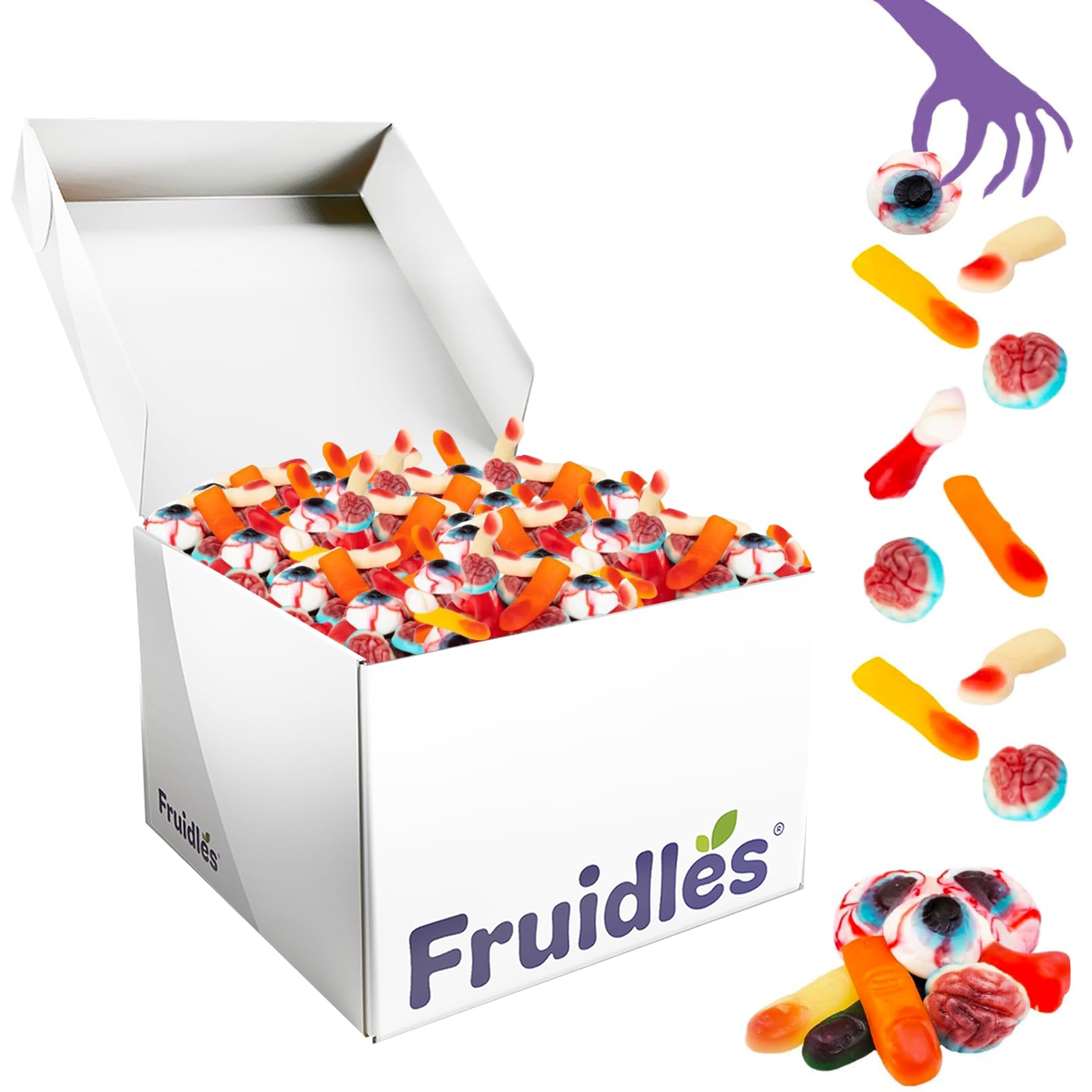 Fruidles Halloween Missing Body Parts Gummies, Fun And Festive Holiday Snacking (17.6 Pounds)