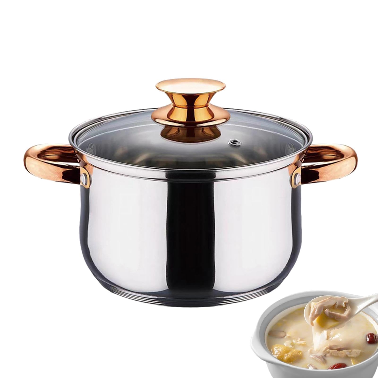 Casserole en acier inoxydable anti-adhésive pour cuisiner sans brûler vos sauces