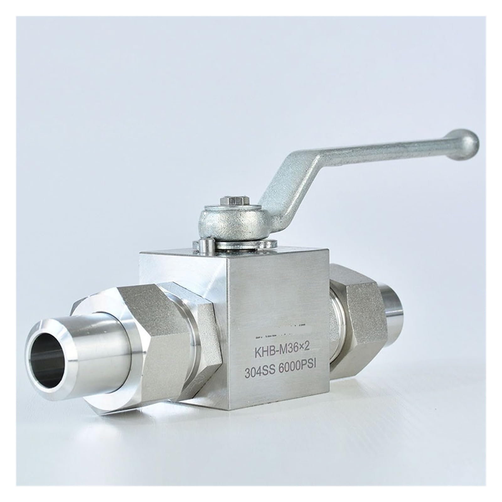 1PCS geschweißter Kugelhahn DN6-25 Edelstahl stumpfgeschweißter hydraulischer Kugelhahn for Erdgasleitungen(1/2")