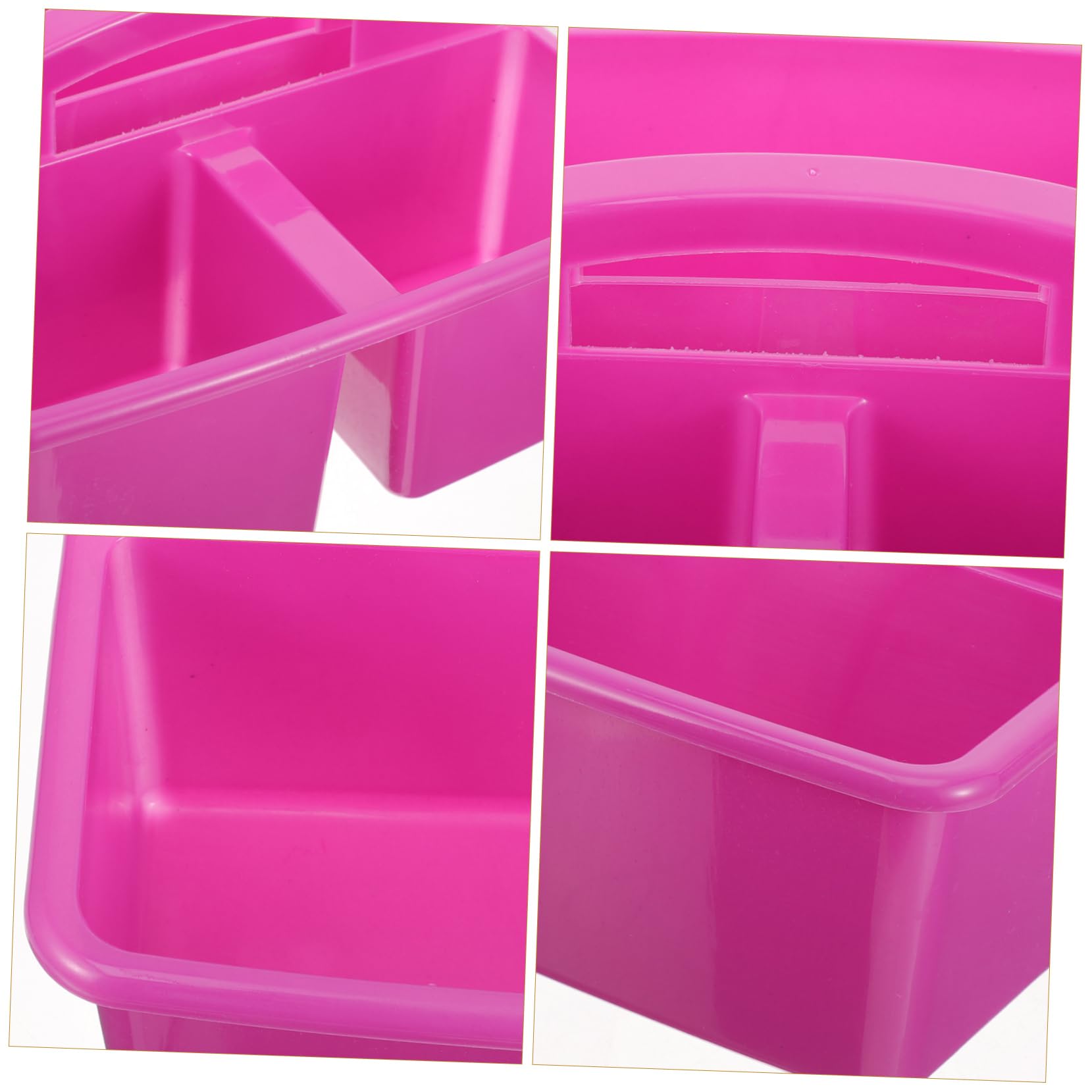 iplusmile 3 Piezas Caja de herramientas de limpieza organización de almacenamiento de cestas cesta de artículos diversos cesto de vajilla de mesa organizador de cestas el plastico Púrpura